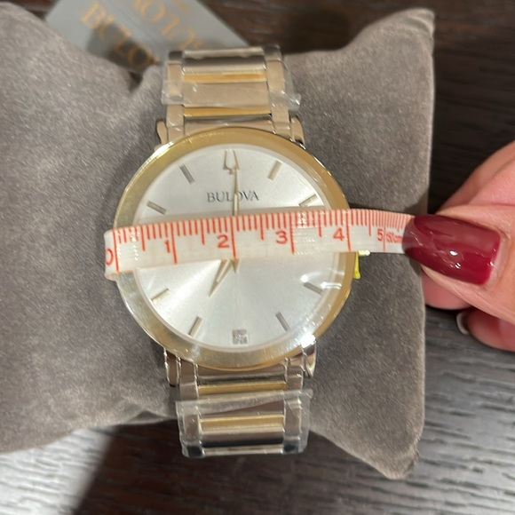 BULOVA Stainless Watch. Time&Date , Crystal face - Picture 10 of 14